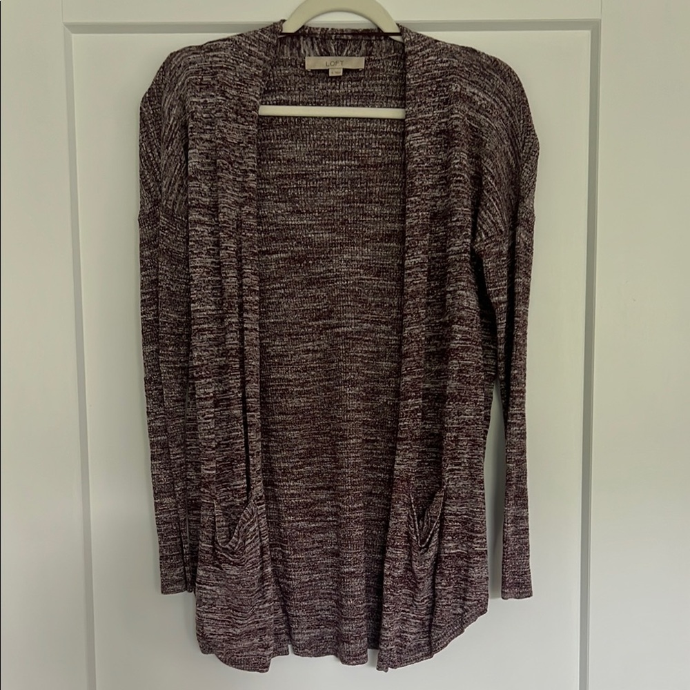 LOFT Cardigan Sweater Open-Front Long Sleeve